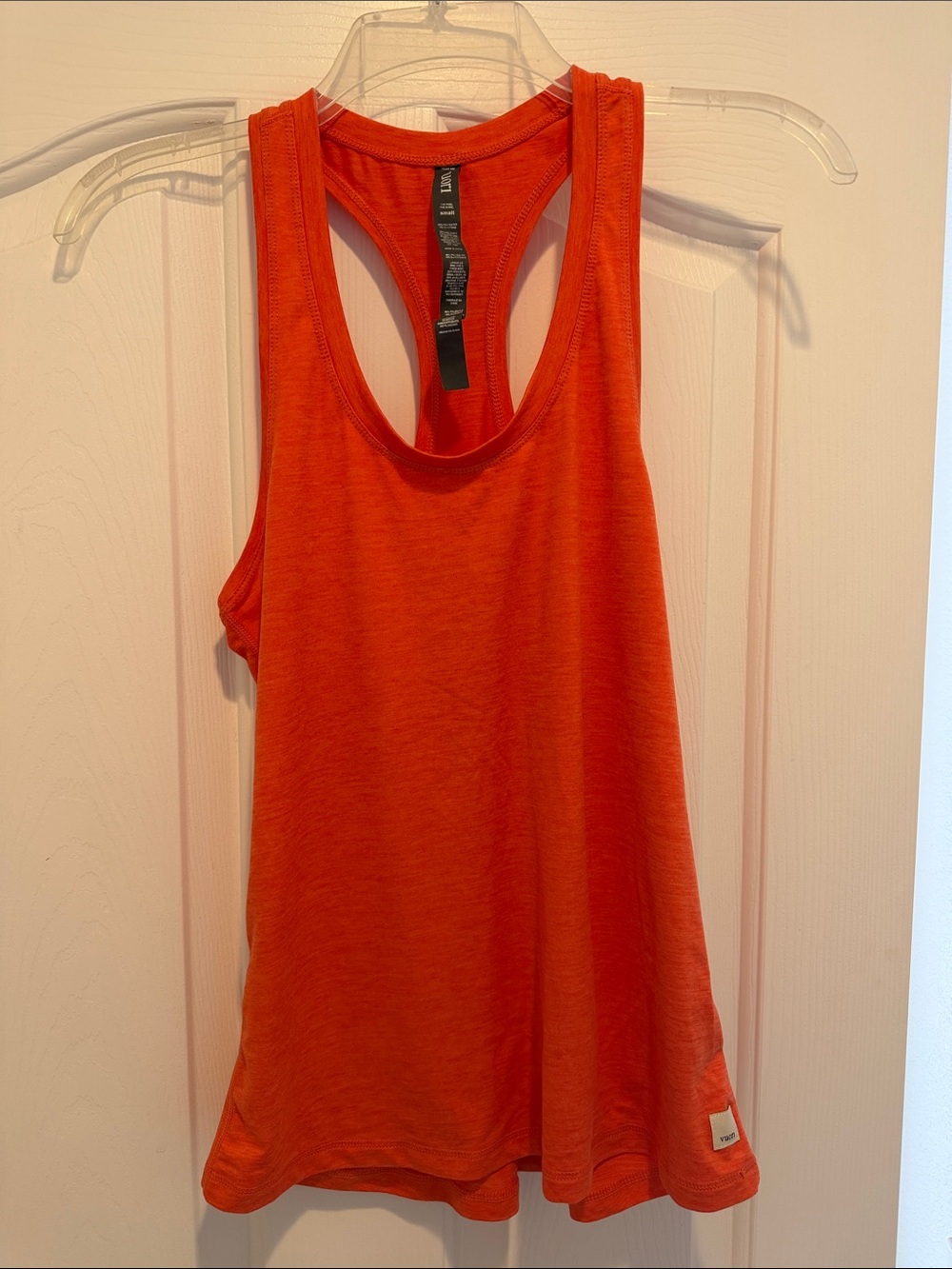 Vuori Orange Racerback Tank Top